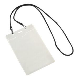 Porta-Credencial con Colgador Negro