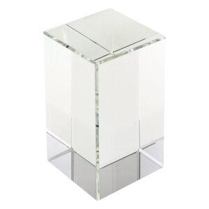 Trofeo Galvano Bloque Cristal Solid