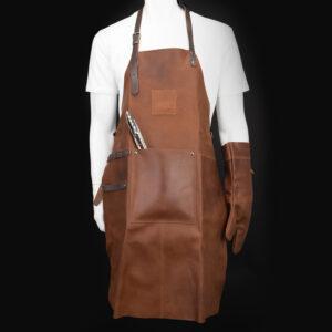 Set Asador de Cuero de Búfalo