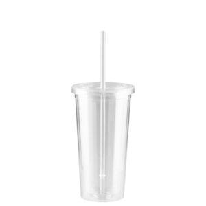 Vaso plástico doble pared aislante 600cc