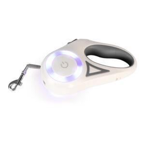 Correa extensible de 3mts para mascota, con linternas LED