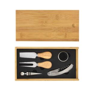 Set de vino y tabla para quesos "Winchester"