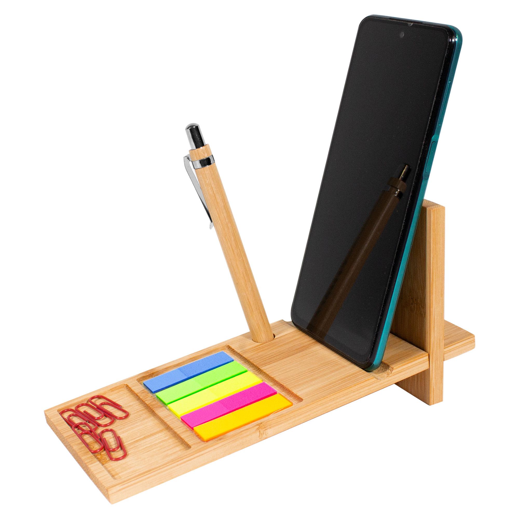 Organizador de escritorio de bambú "Nagano desk" - Imagen 3