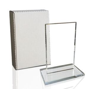 Galvano Cristal Rectangular 115 x 75 mm.