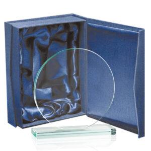 Galvano Cristal Circular 110 x 100 mm.