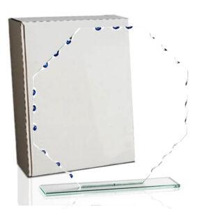 Galvano Cristal Octagonal 155 x 150 mm.