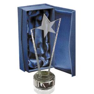 Galvano Cristal Estrella 240 x 85 mm.