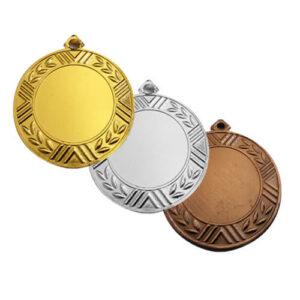 Medalla 40 mm hoja de laurel